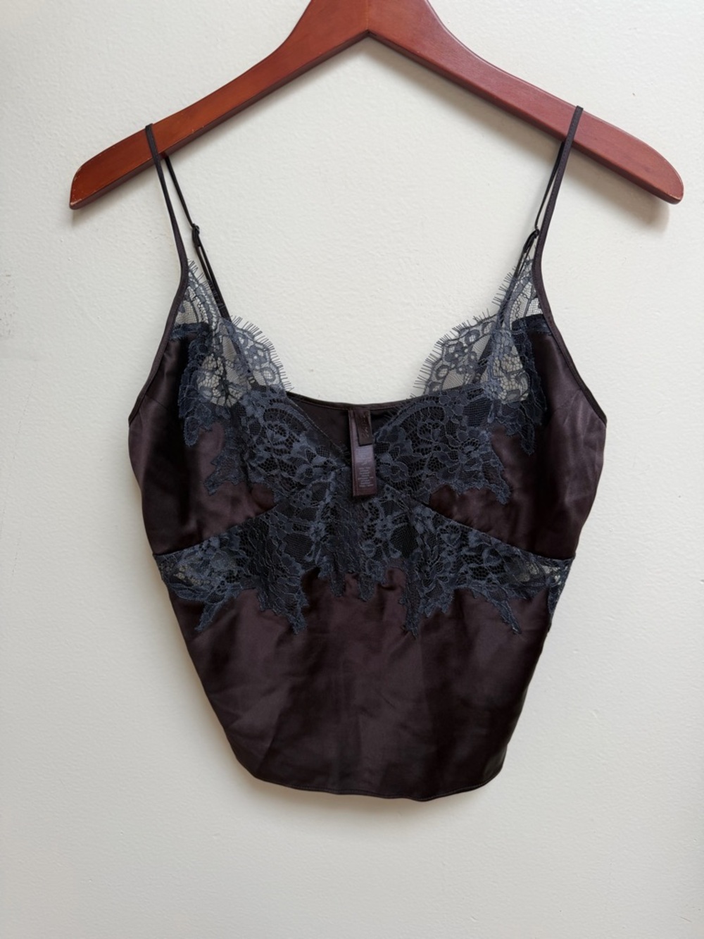 New Skims Silk Lace Trim Cami Top